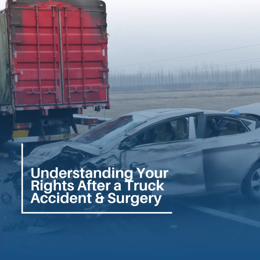 Understanding Your Rights After a Truck Accident & Surgery